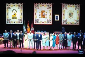 La Corporación huercalense tras la investidura.