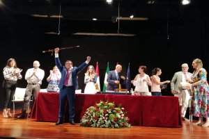 Manuel Martínez Domene durante su investidura.