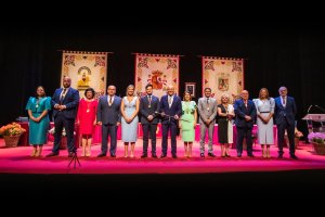 Los concejales resultantes del 28M en el acto de investidura.