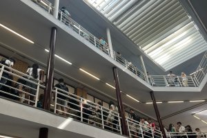 Alumnos almerienses durante Selectividad de 2023.