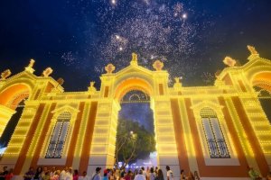 Alumbrado de la pasada Feria de Almería