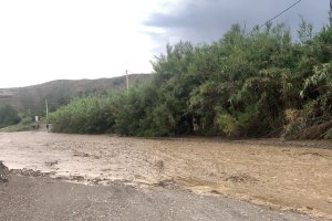 Rambla en el término municipal de Albox este lunes. Foto: Somos Albojenses / Ametse