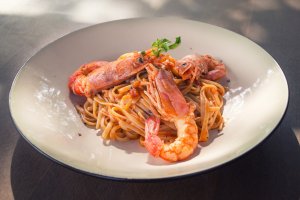Pasta a la marinera.