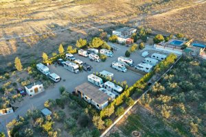 Vista aérea del camping Little Texas / Imagen de la web oficial de Little Texas