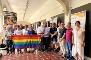 Presentación de la exposición en la Escuela de Arte.