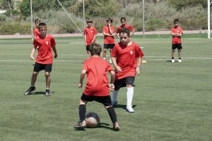 El Campus de Verano de la Fundación de la UD Almería, en marcha.