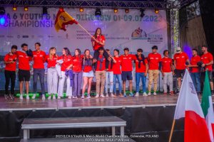 El equipo español preparado para luchar por las medallas.