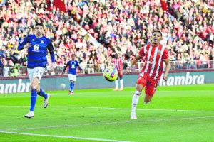 Edgar en el Almería-Betis de la pasada temporada.