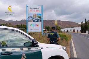 La Guardia Civil ha actuado en Níjar.