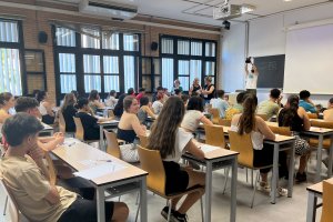Estudiantes almerienses en el último examen de la PEvAU.