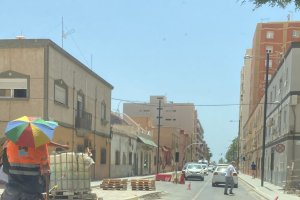Obras en la Avenida Cabo de Gata