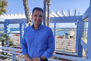 Sebastián Fernández, en el Club de Mar donde se realizó la entrevista.