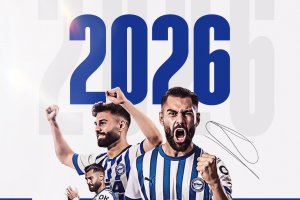 La pastilla con el anuncio de la renovación de Rubén Duarte.