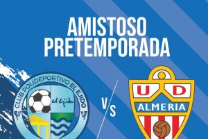 Cartel del partido Poli El Ejido-Almería.