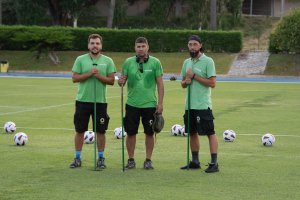 Martín Ángel González, Antonio López (encargado) y Francisco Jose Fernández. 