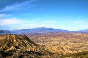 En el Desierto de Tabernas, las diferentes comunidades de biocostras representan diferentes etapas de la sucesión ecológica. Foto: Francisco Pugnaire
