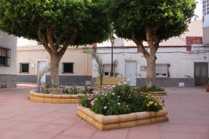 Plaza Niño del Remedio en el barrio de La Fuensanta.