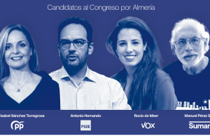 Candidatos que debaten hoy en LA VOZ y Cadena SER.