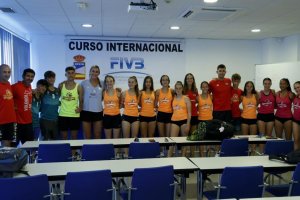 Almería deja su huella en el CAR de la RFEVB en Lorca.