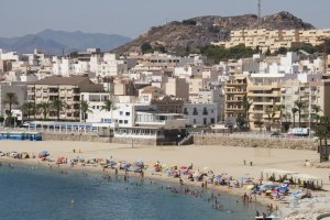 Archivo de la playa de Garrucha en el Levante Almeriense.