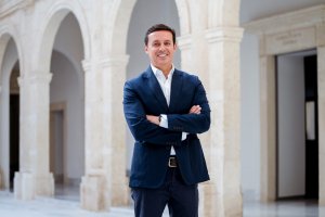 Javier Aureliano García, presidente del PP de Almería y de la Diputación Provincial