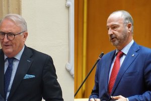 Jesús Caicedo (izquierda) y Luis Rogelio Rodríguez-Comendador.