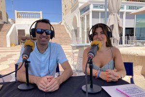 Fran García con la concejala de Turimo, Amalia López