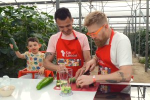 El pequeño Tano, Cayetano Cirre y Daniel del Toro.