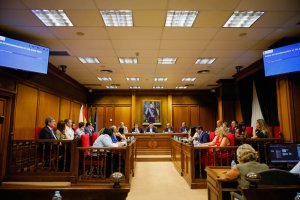 Pleno de la Diputación.