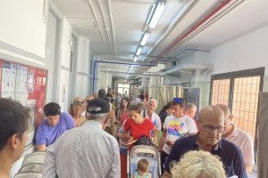 Electores almerienses el pasado 23-J.