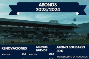 Abonos para todas las edades.
