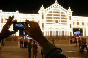 Portada de la entrada al recinto ferial