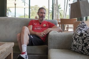 Vicente Moreno ha analizado la situación del equipo rojiblanco desde el stage en Marbella.