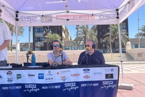 Fran García entrevistando a Diego Cruz
