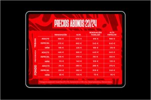 Los nuevos abonados ya saben qué deberán pagar para acudir al Mediterráneo.