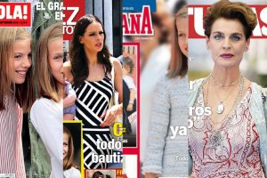 Portadas de tres revistas del corazón.