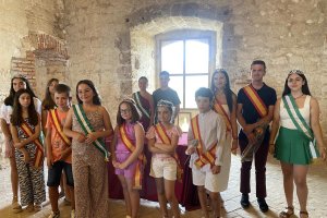 Coronación de los reyes y reinas de las fiestas 2023 en el Castillo de Vélez-Blanco.