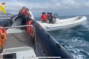 Imágenes de la operación de la Guardia Civil.