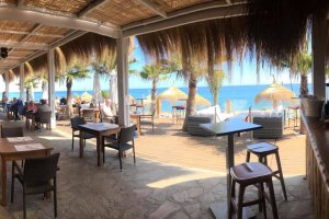 Parte de las instalaciones de Bocaina Beach club, junto al mar.