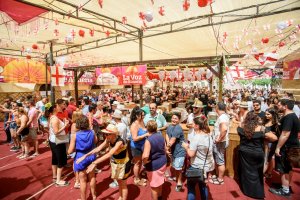 Imagen del ambigú de La Voz en ediciones anteriores.