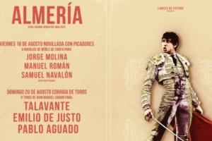 Cartel de las corridas de toros.