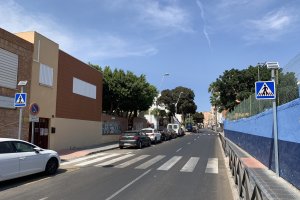 Paso peatonal en la Avenida Santa Isabel que será mejorado.