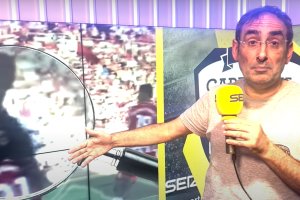 El colegiado del Carrusel Deportivo en el análisis de la jugada polémica.