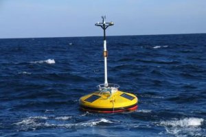 Imagen de la boya de Cabo de Gata que mide la temperatura del mar