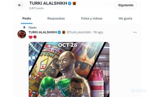 Lo último que hay en la cuenta de Twitter de Turki.