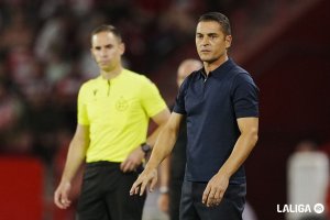 Francisco, el lunes en el Nuevo Estadio de Los Cármenes.
