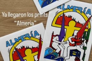 Obra de Agustín Israel Barrera en homenaje a la Feria de Almería.