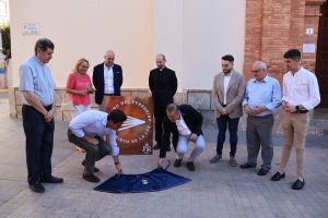 Señalización del inicio del Camino del Peregrino.
