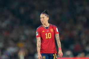 Hermoso, en un partido de la Selección.