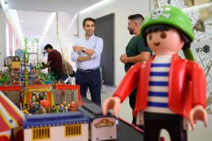 El Centro de Interpretación Patrimonial acoge la exposición de la Feria de Almería de playmobil.